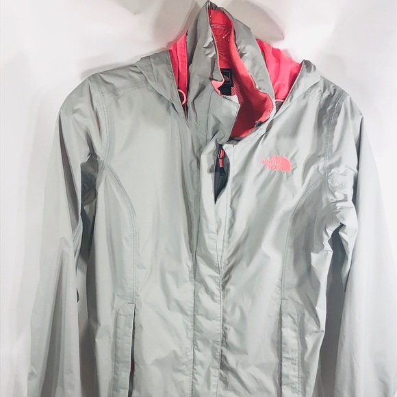North Face Rain Coat Jacket Grey 